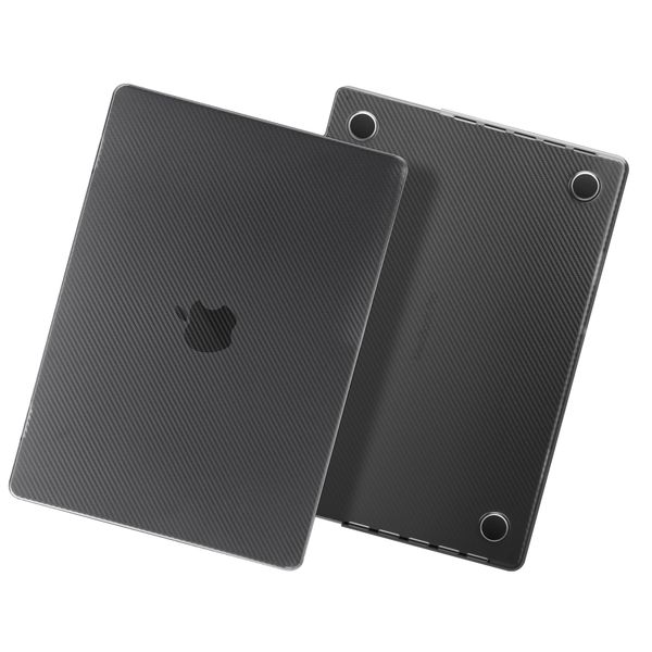Premium Carbon Textured Hard Shell Case for 14" M1 MacBook Pro