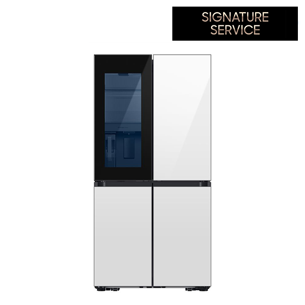 Samsung 704L Bespoke French Door Fridge with Beverage Center White RF71