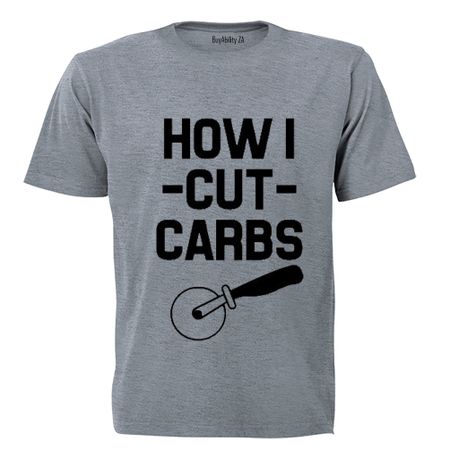 How I Cut Carbs! - Kids T-Shirt - Grey