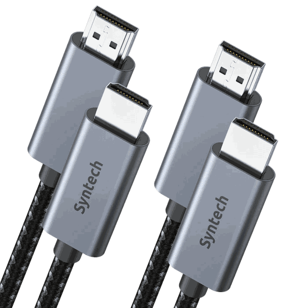 Syntech - 4K HDMI to HDMI Cable (2 Pack) (6ft)