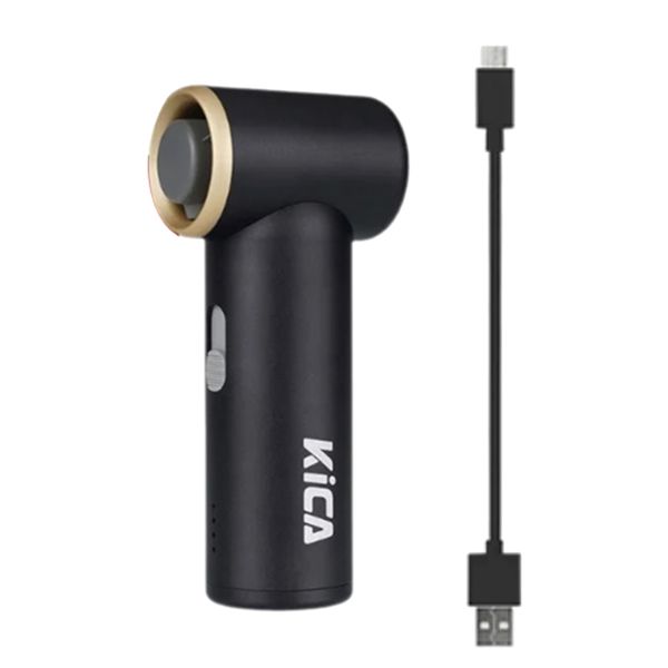 Kica Jet Fan Mini - Portable Turbo Air Blower Black Compatible with None