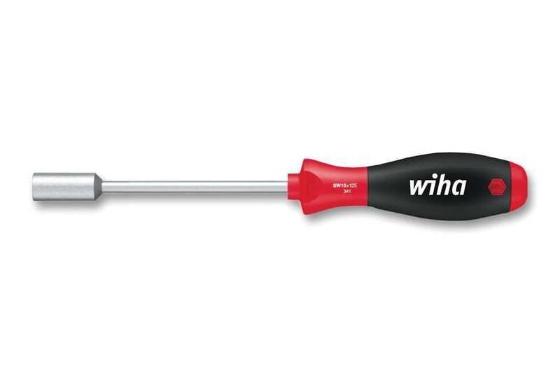 Wiha (1023) Nut Driver, Chrome Top Finish, 7mm x 243mm