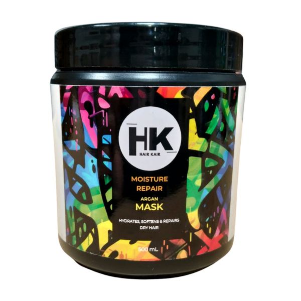 HK Argan Moisture Repair Mask - 500ml: Deep Hydration &amp; Shine