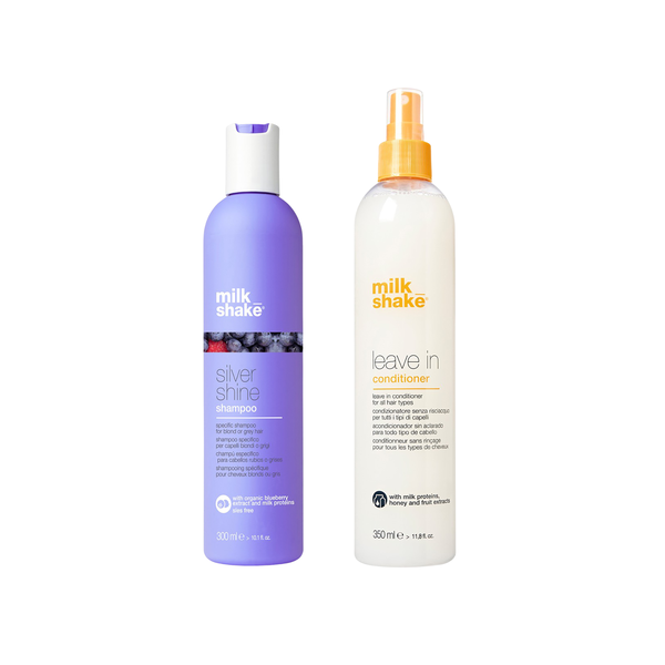 Milkshake Silver Shine Protect &amp; Detangle Set