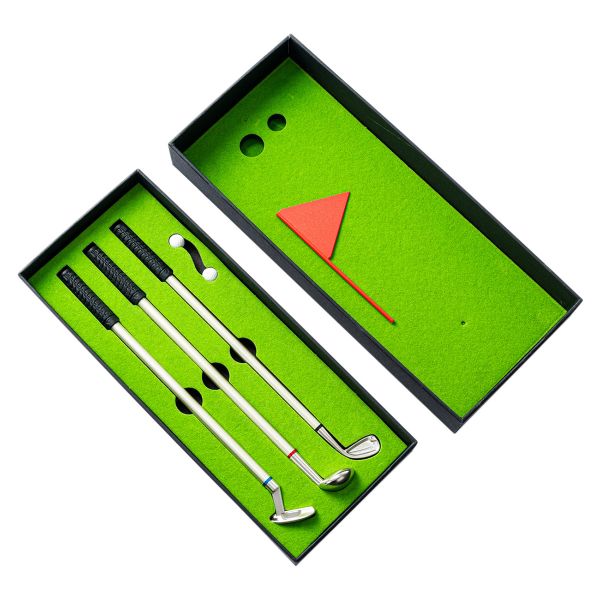 Mini Golf Pen Desktop Games Golf Ball Pen Set Funny Gifts for Golfers Boss