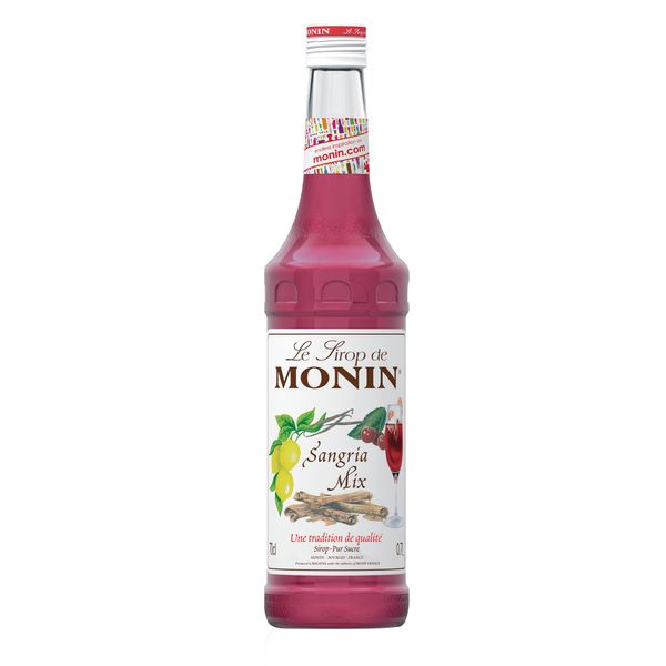 MONIN Premium Sangria Mix Syrup 700ml for Cocktails and Mocktails