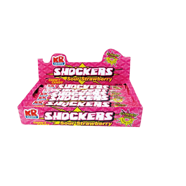 Shocker Chew Candy - Strawberry - Pack of 20
