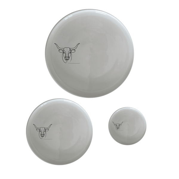 Long Horn Steer Dinnerware Set of 12 - Range 4