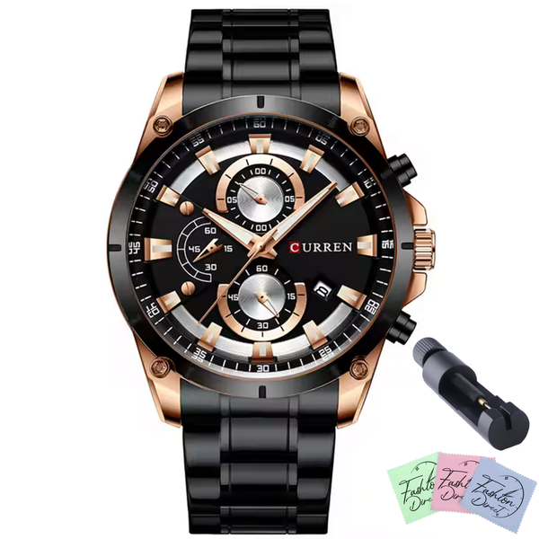 Curren - Men Luxury Sport Chronograph Quartz Watch