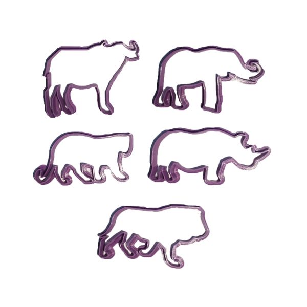 Animal Cookie Cutter Set - Big 5 1