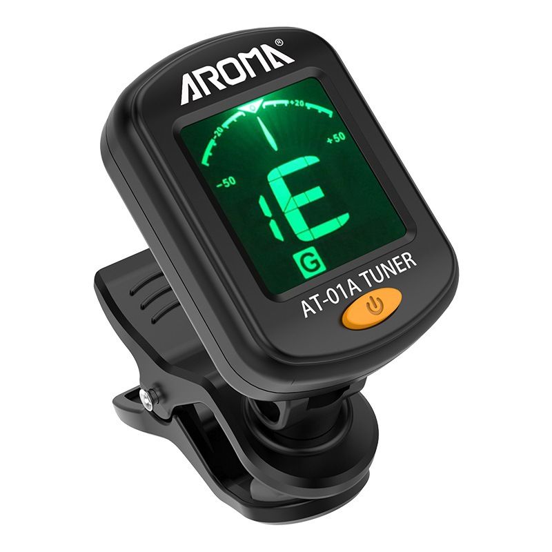 Guitar Tuner Clip On Ukulele Tuner for Acoustic Electric Bass Violin