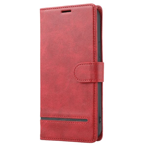 Business Horizontal Stripe Flip Phone Case Compatible with Apple iPhone 14