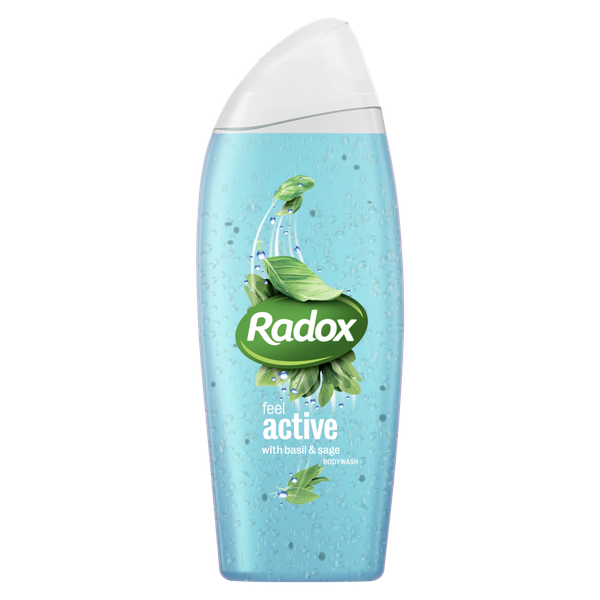 Radox Feel Active Basil and Sage Body Wash 6x400ml