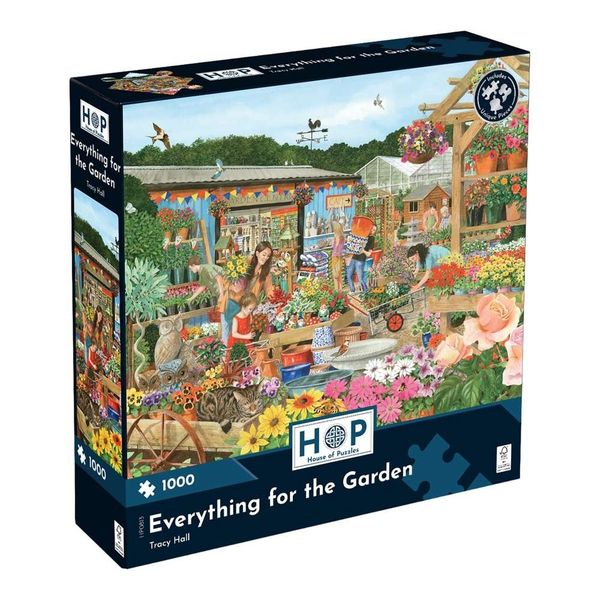 House of Puzzles - Everything for the Garden - 1000 Piece Jigsaw Puzzle