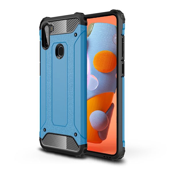Hybrid Shockproof Case for Samsung Galaxy A11 - Blue