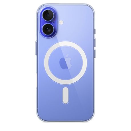 Clear MagSafe Case Shockproof Transparent Back Cover Compatible with iPhone 16 Image