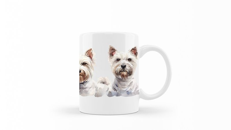 West-Highland-White-Terrier Printed Coffee Mug DSGN123