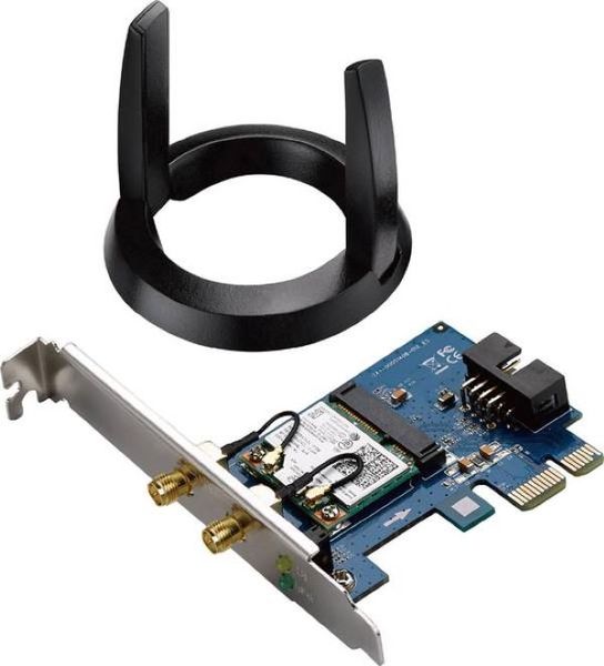 ASUS PCE-AC55BT AC1200 Dual-Band PCI-E WiFi Adapter, Bluetooth 4.0
