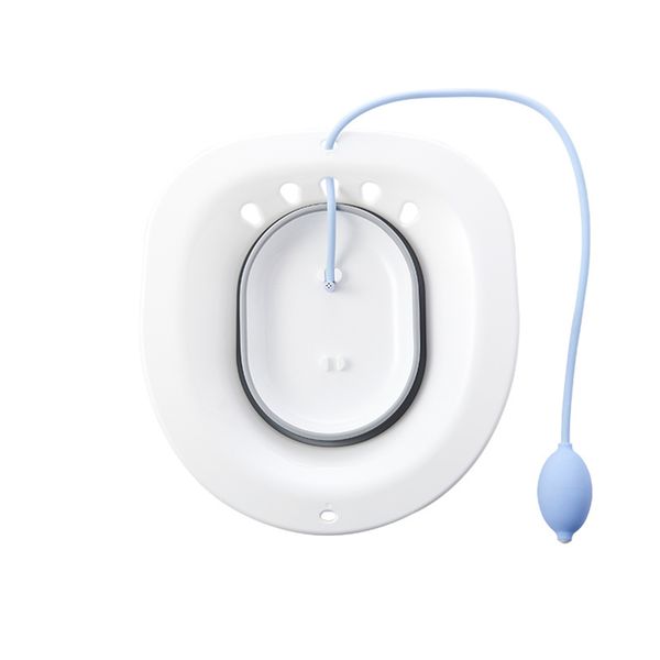 Portable Bidet Sitz Bath Tub with Flusher for Postpartum Care