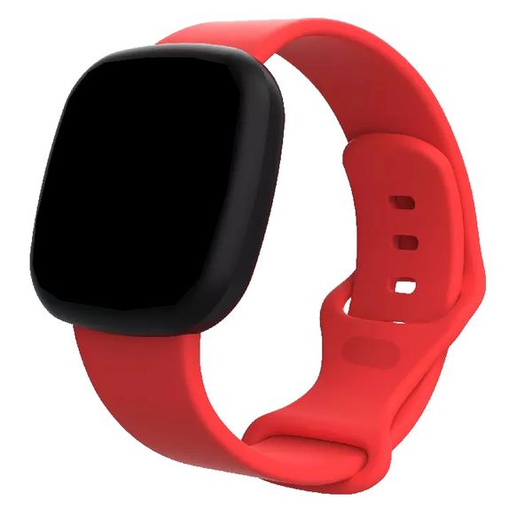 Rubber Silicone Wrist Strap Band For Fitbit versa 3 &amp; Sense Smartwatch Blue