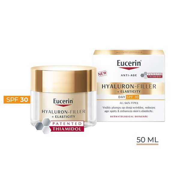 Eucerin Hyaluron Filler + Elasticity Anti-Age Face Day Cream, SPF30, 50ml