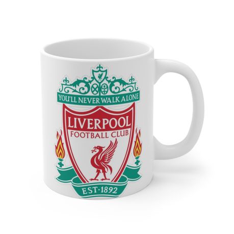 Liverpool Mug - You never walk alone by Zengel Image