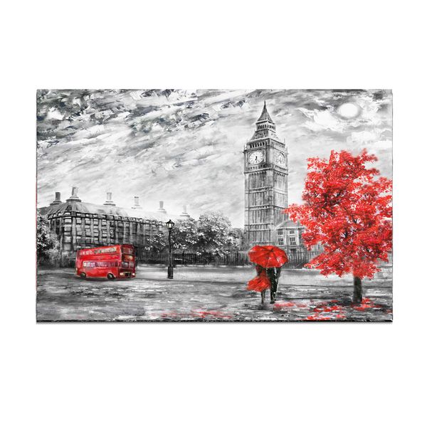 Black, Grey Cotton Canvas cm Figures/People Wall Art