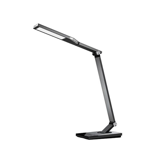 TaoTronics LED Desk Lamp Touch Dimmer With USB Charging Port - Silver