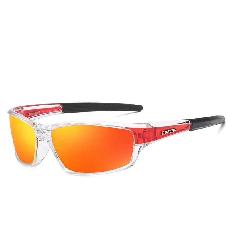 Dubery High Quality Men's Polarized Sunglasses - Orange/Red | Buy ...