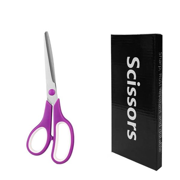 Scissors All-Purpose Professional Stainless Steel Shears Comfort Soft Grip