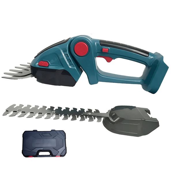 Electric Hedge Trimmer &amp; Grass Shear 2 in 1 Garden Pruner Shaper Cordless