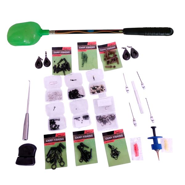 Specimen carp fishing accessories - 19 items - all you need is line