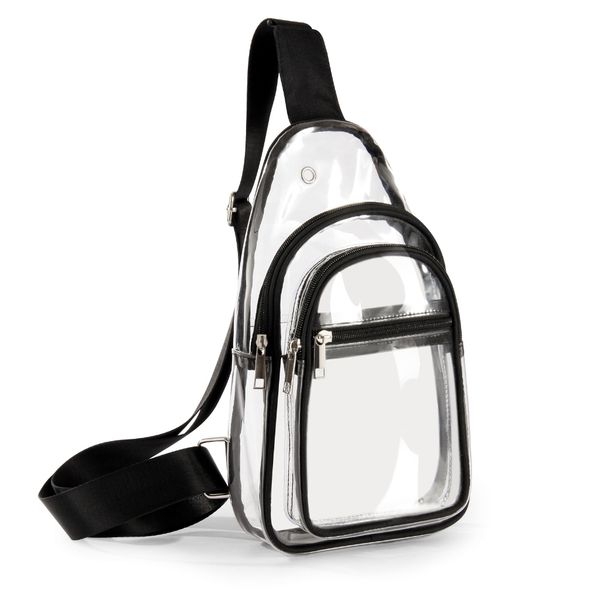 Transparent PVC Sling Bag Chest Pack