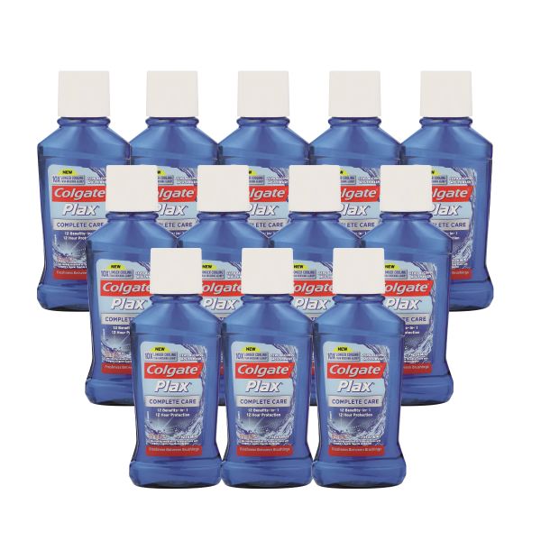 Colgate Plax Mouthwash, Complete Care, Bulk Offer - 12 X 55ml