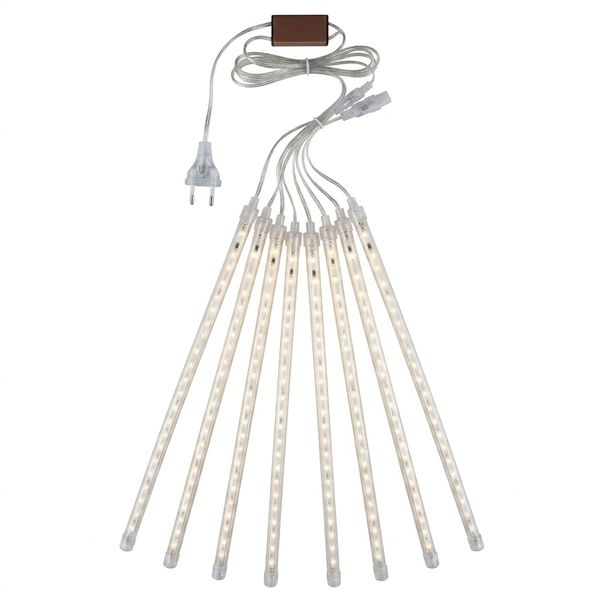 Solar LED Meteor Shower Light String - Outdoor Garden Cascading Lights