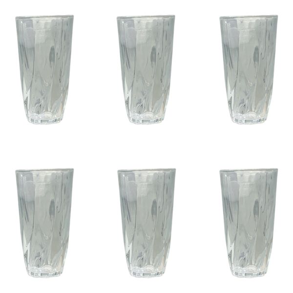 Tumbler 6 Piece 300ml Glass Huai Bo
