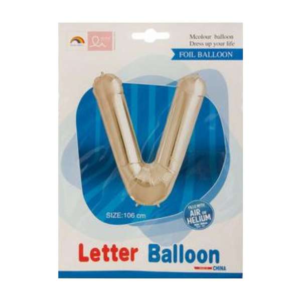 SD Decorations - Letter V Balloon