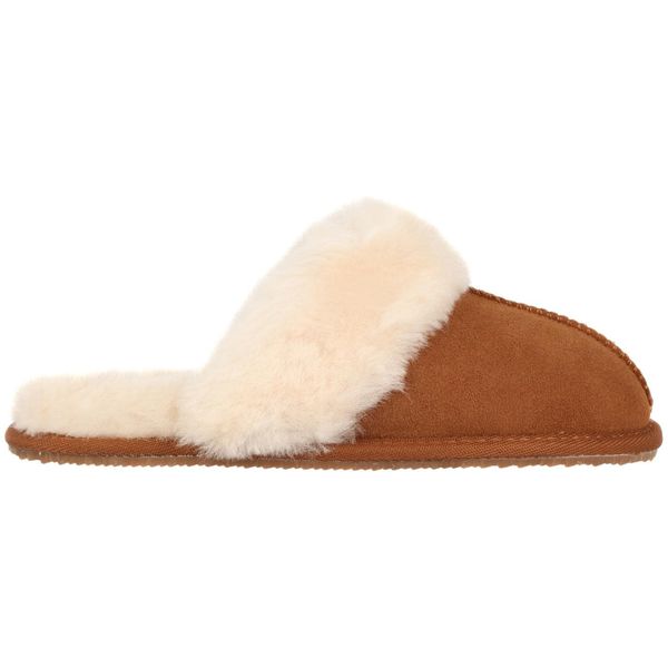 Ladies Firetrap Mule Slipper - Chestnut [Parallel Import]