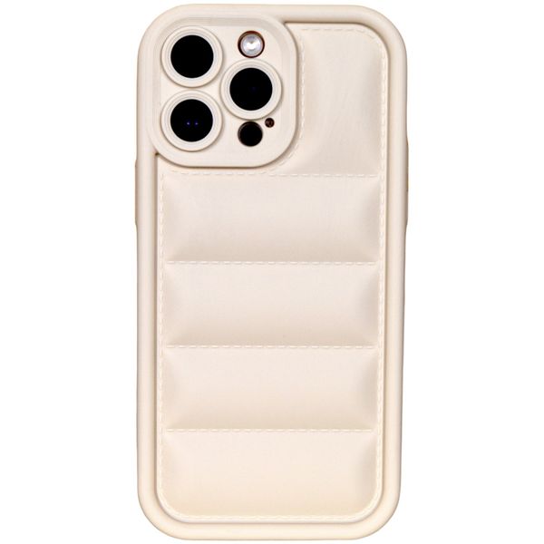 Light Beige - Phone Case Puffer - Iphone 15 Pro