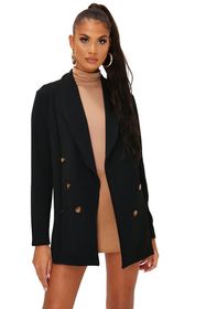 I Saw it First - Ladies Black Oversized Blazer | Shop Today. Get it ...