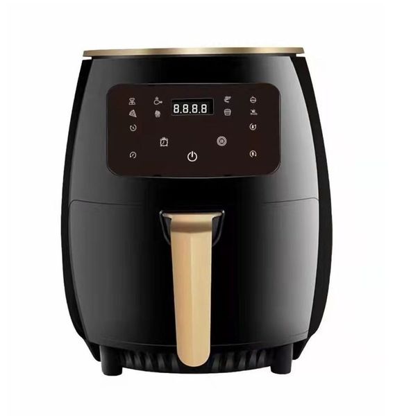 Multi-Cooker Smart Touch Electric 0il Free Air Fryer -6l Black