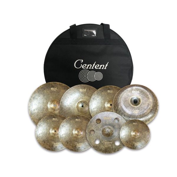 High Grade Professional Cymbal Set 8 Piece - Mist