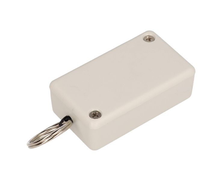 1551HRGY Grey ABS Enclosure 60x35x20mm IP54 Miniature with Keyring