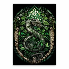 Slytherin Basilisk Logo Poster - A1 | Shop Today. Get it Tomorrow ...