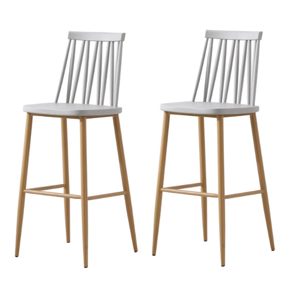 & Mason Set of 2 W Shape Bar Chairs Shop Today. Get it