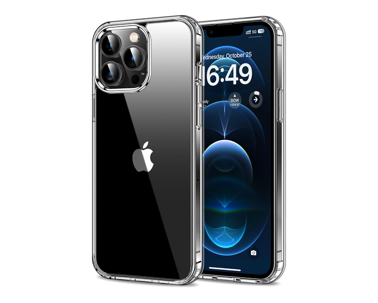Clear Case Slim TPU Shockproof Cover Compatible with iPhone 12 Pro Max