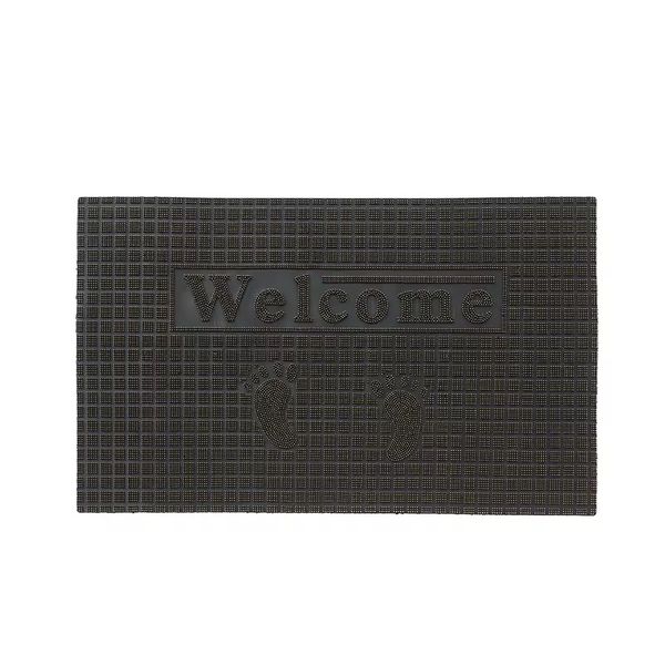 Non-Slip Waterproof Rubber Welcome Door Mat Indoor