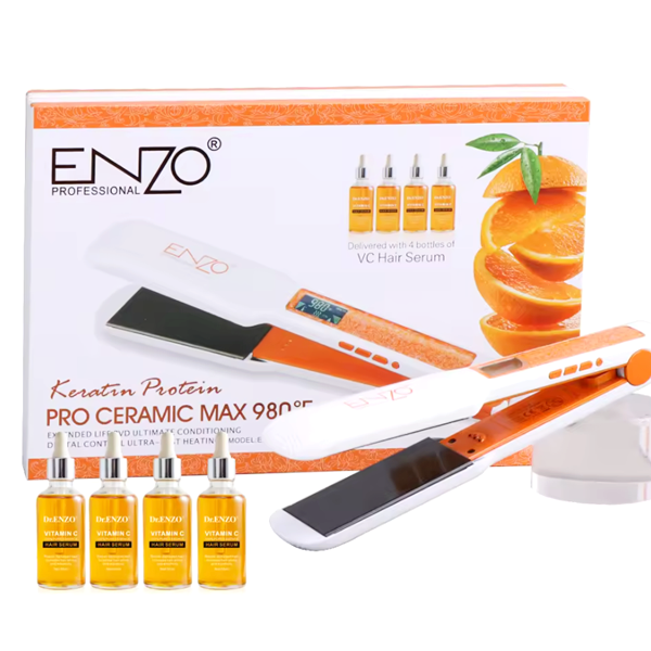 ENZO Plancha Para El Cabello Hair Straightener