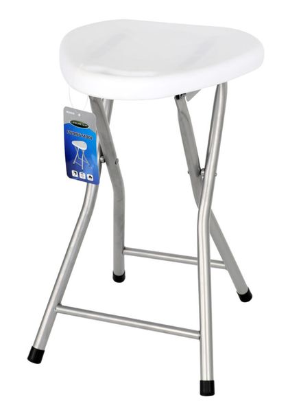 Leisure-quip - Folding Stool - White