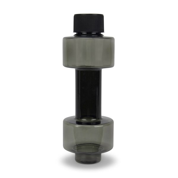 Dumbbell Water Bottle - Plastic - Twist Top - 500ml